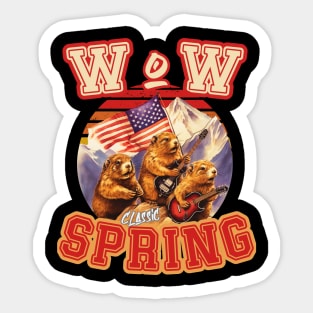 WOW Spring Sticker